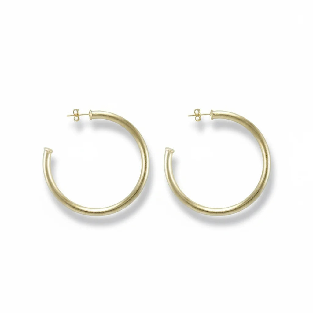 Sheila Fajl | Brushed Gold Petite Everybody's Fav Hoop