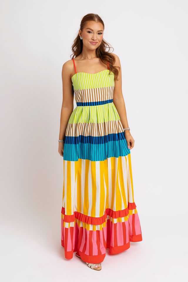 Karlie Cami Stripe Maxi Dress