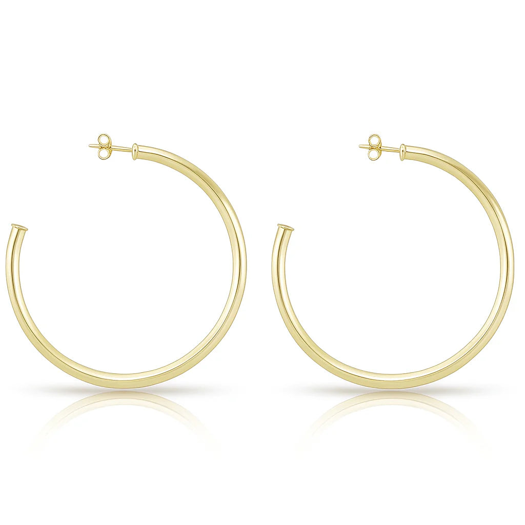 Sheila Fajl | Shiny Gold Everybody's Fav Hoop