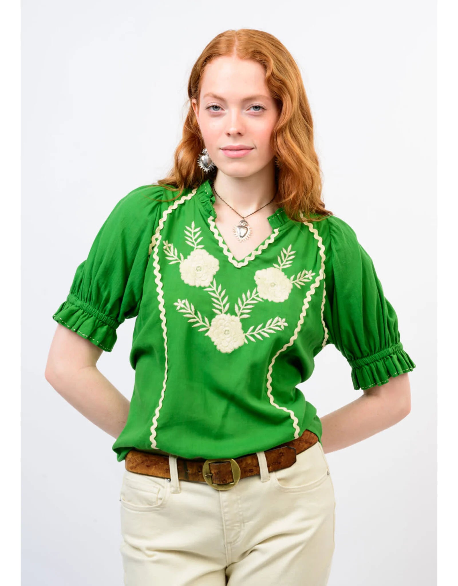 Ivy Jane Dana Top in Green