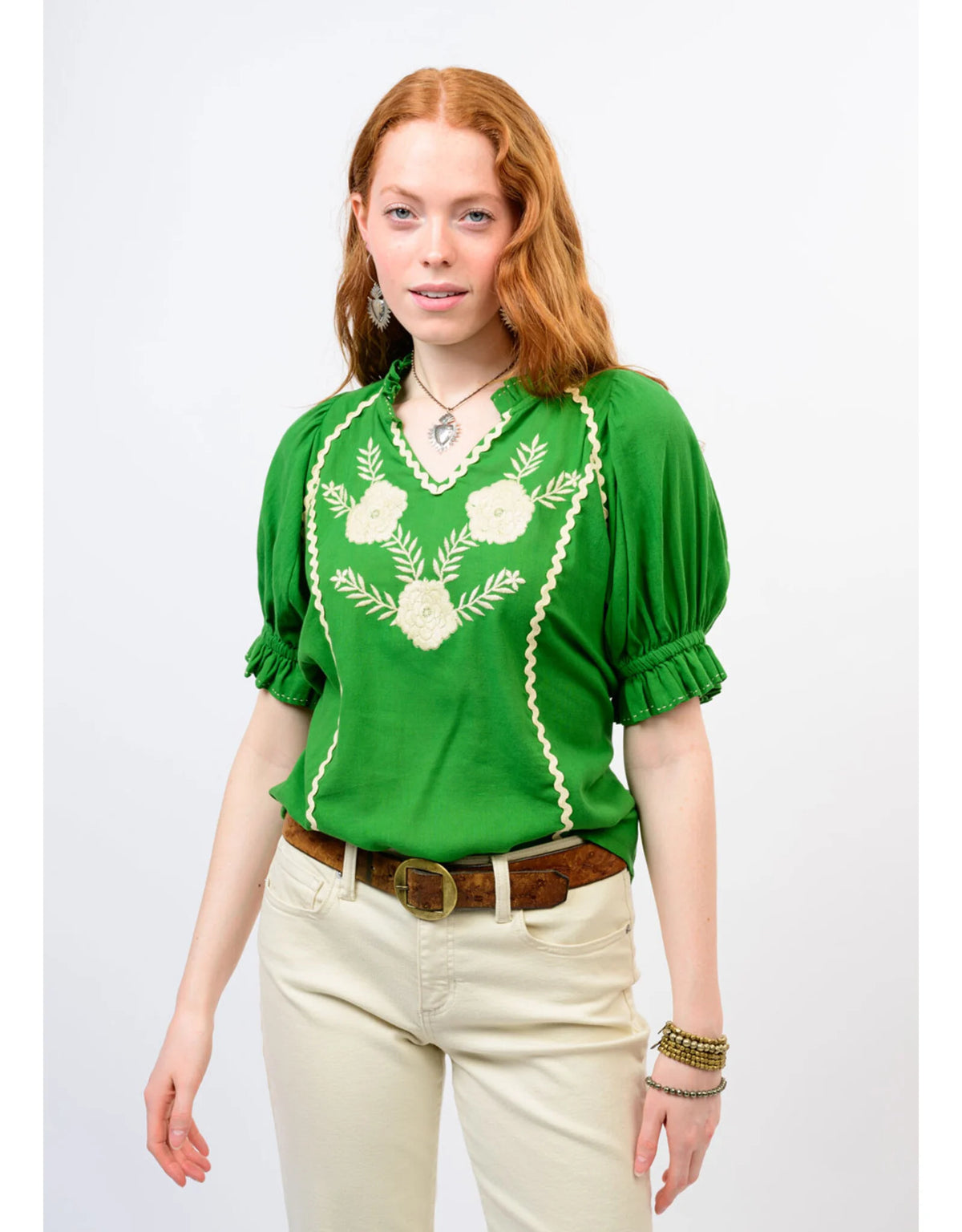 Ivy Jane Dana Top in Green