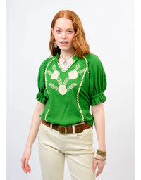 Ivy Jane Dana Top in Green