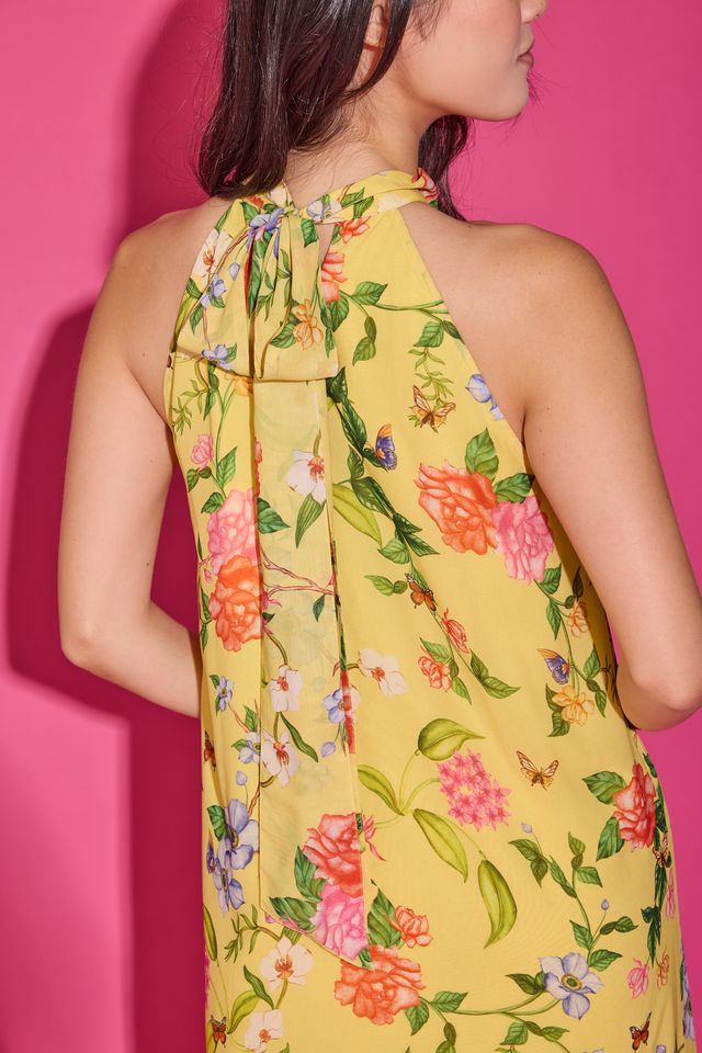 Alden Adair | Perry Dress in Yellow Parterre