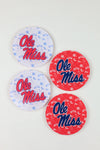 Ole Miss Double Sided Acrylic Coaster