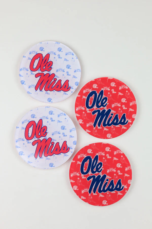 Ole Miss Double Sided Acrylic Coaster