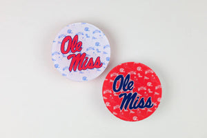 Ole Miss Double Sided Acrylic Coaster