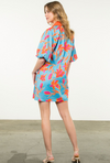 THML Collared Print Dress