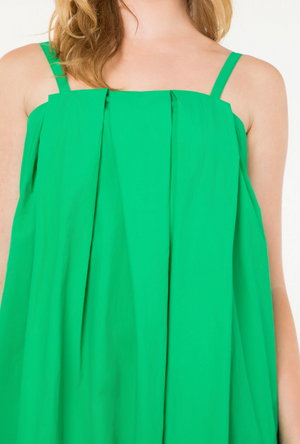 THML Solid Green Poplin Midi (1 XS)