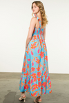 THML Tie Strap Floral Maxi (1 MEDIUM)