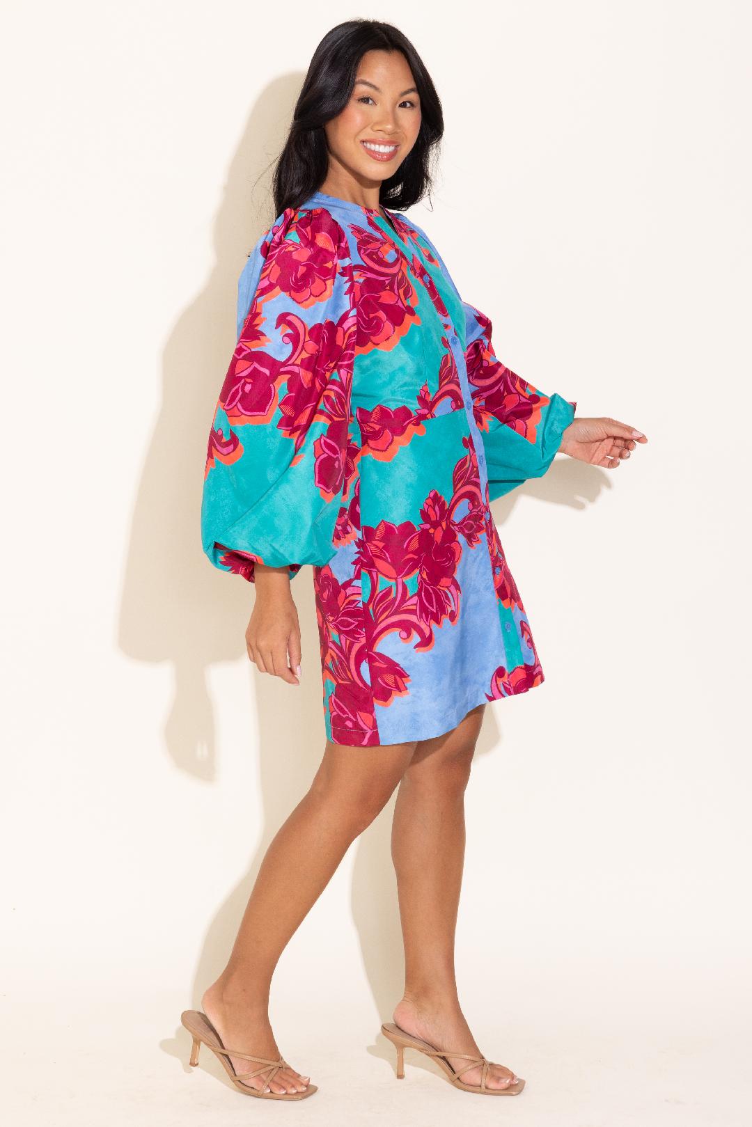 Alden Adair Athena Dress in Cactus Flower (1 MEDIUM)