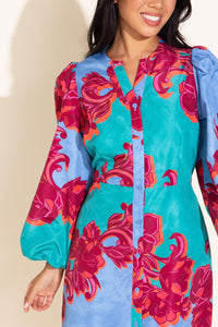 Alden Adair Athena Dress in Cactus Flower (1 MEDIUM)