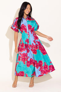 Alden Adair Becca Dress in Cactus Flower (1 XS)