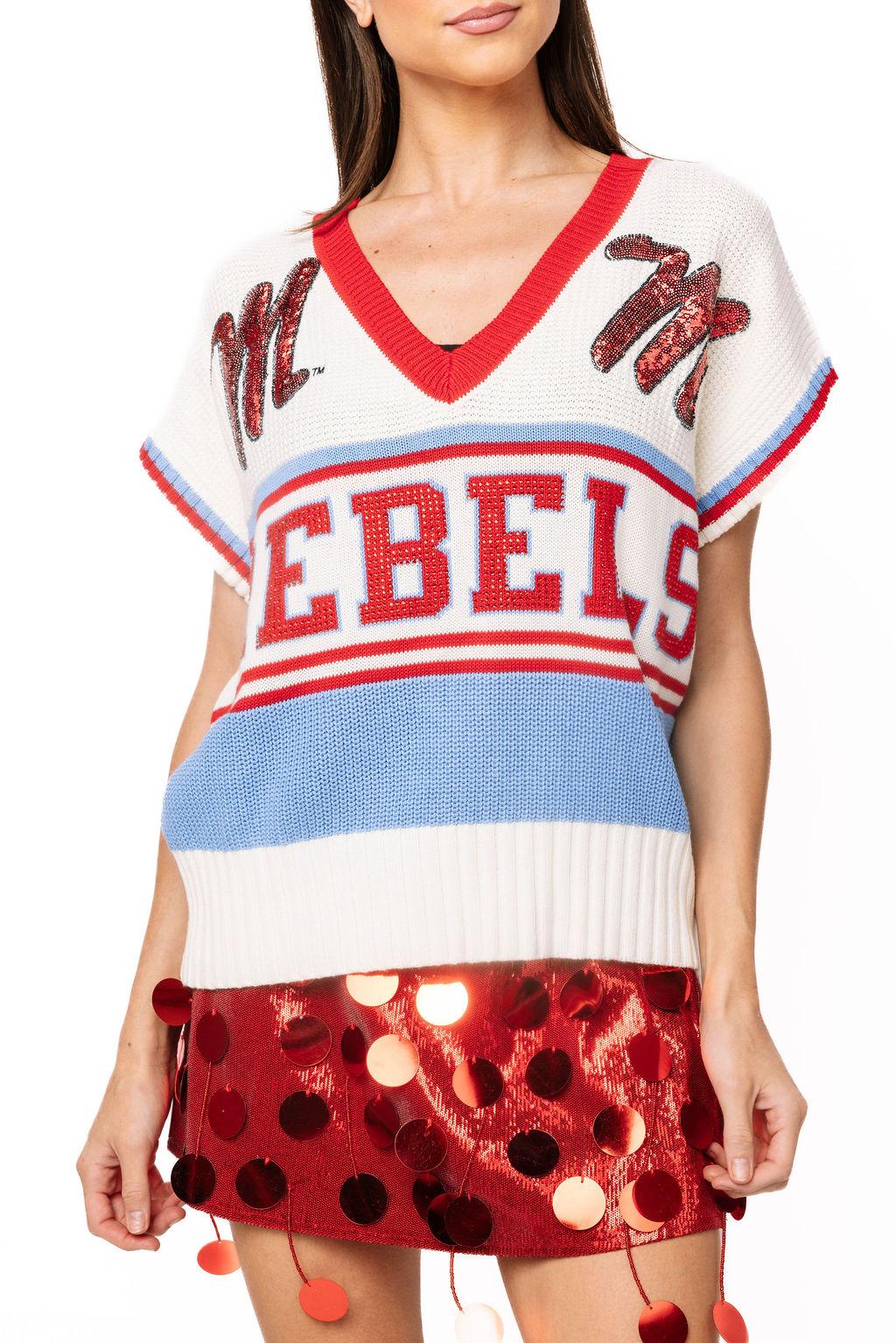 Queen of Sparkles | Ole Miss Mascot Sweater Tank