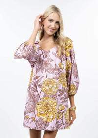 Ivy Jane| Pink Big Roses Dress
