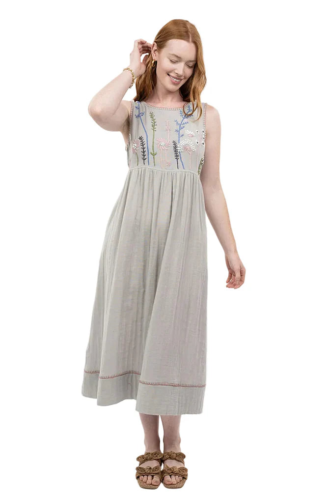 Ivy Jane Sage Growing Flowers Dress