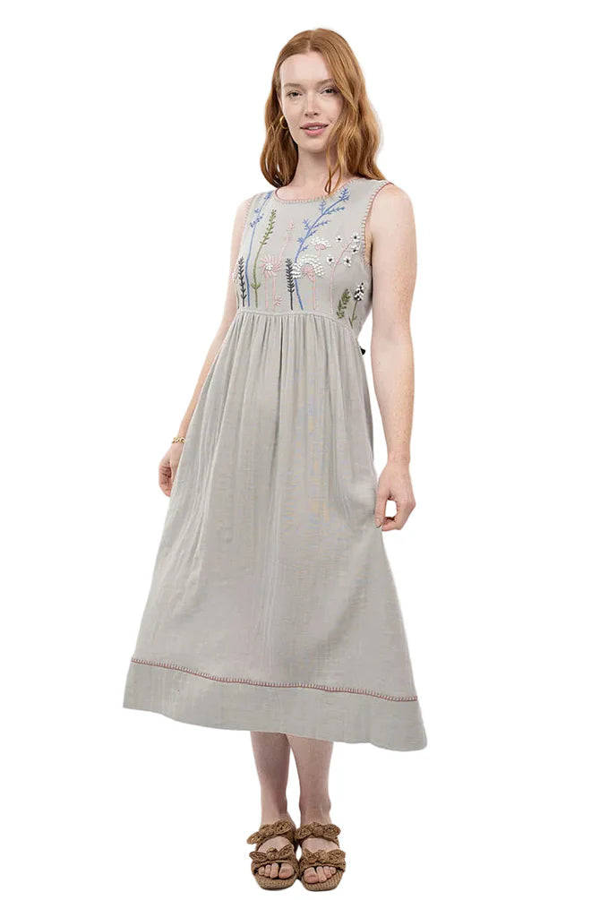 Ivy Jane Sage Growing Flowers Dress