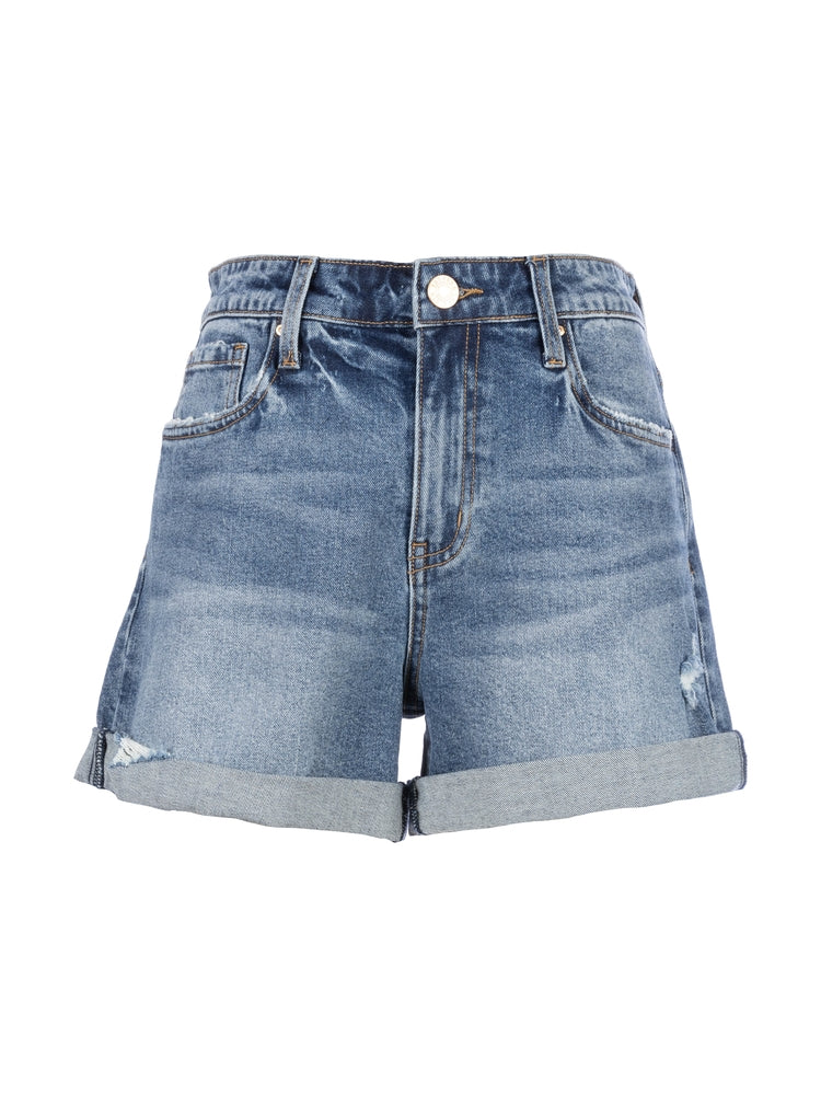Kut Taylor High Rise Short in Assembled Wash