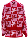 Queen of Sparkles Checkered Cupid Cardigan