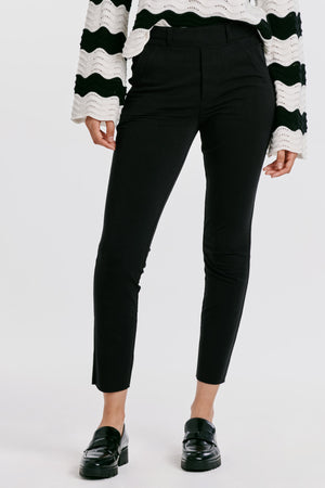 Dear John Black High Rise Cropped Trouser (XS)