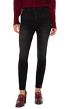 Liverpool Abby Black High Rise Ankle Skinny in Lost Creek