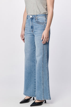 Dear John Fiona High Rise Wide Leg in Creekside