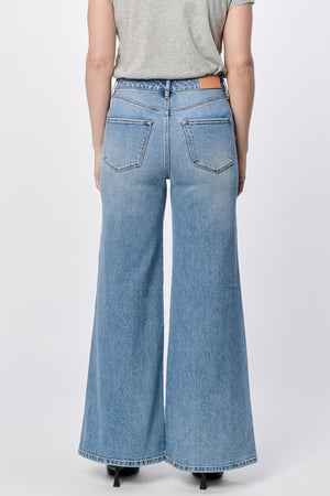 Dear John Fiona High Rise Wide Leg in Creekside