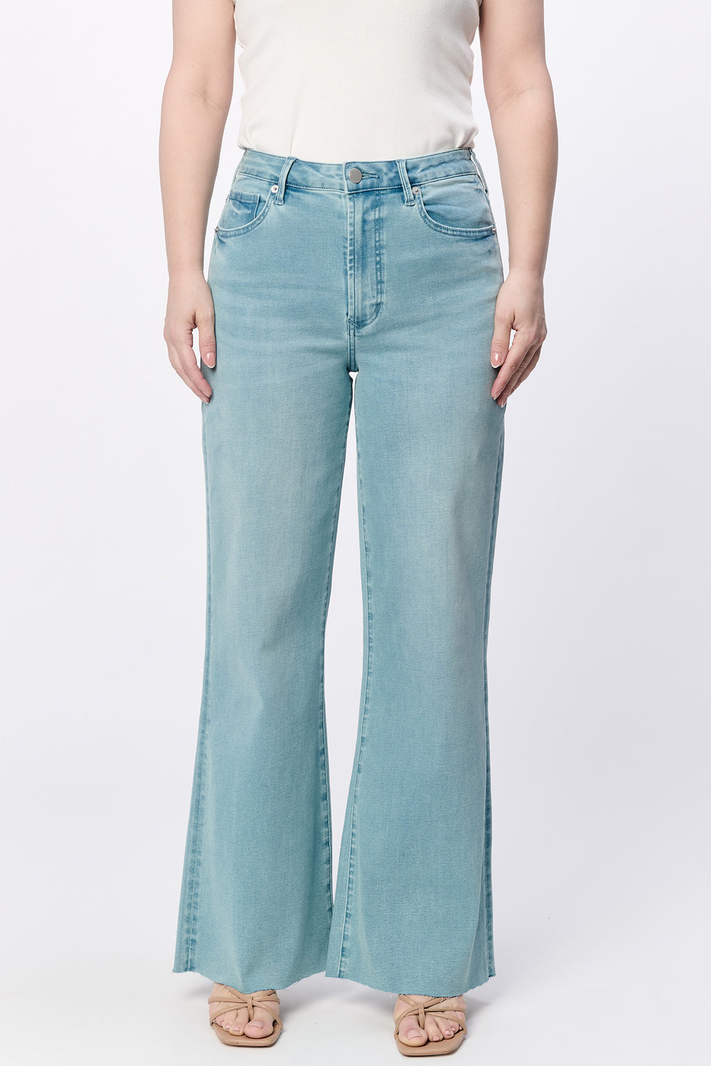 Dear John Fiona High Rise Wide Leg in Blue Mint