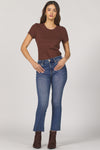 Dear John Jeanne Mid Rise Straight Leg in Palmer