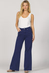 Dear John Fiona High Rise Wide Leg in Naval Academy (1 SIZE 27)