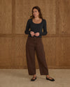 Rylee + Cru Leopard Barrell Denim