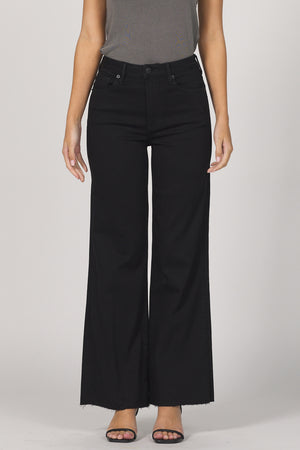 Dear John: Fiona High Rise Wide Leg in Black Arrow