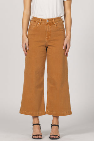Dear John: High Rise Audrey Wide Leg in Biscuit