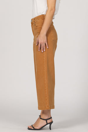 Dear John: High Rise Audrey Wide Leg in Biscuit