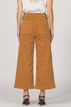 Dear John: High Rise Audrey Wide Leg in Biscuit