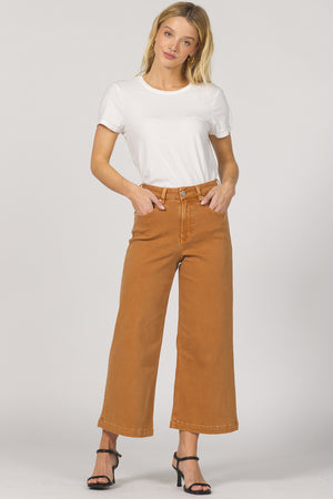 Dear John: High Rise Audrey Wide Leg in Biscuit