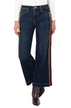 Liverpool Stride Wide Leg w/ Velvet Trim