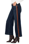 Liverpool Stride Wide Leg w/ Velvet Trim