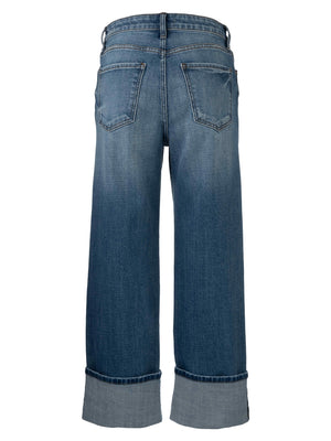 KUT Sienna Straight Leg Rolled Hem in Love Wash