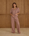 Rylee + Cru Ruby Fleur Ruffle Pjs (1 XS)