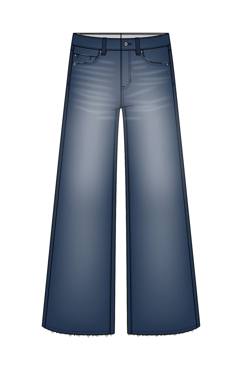 Liverpool Stride Wide Leg in Upland