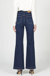 Dear John Fiona High Rise Wide Leg in Belvue Wash