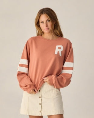 Rylee + Cru | Pier Sweatshirt in Poppy
