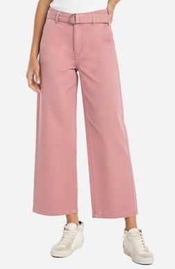 Liverpool Stride Wide Leg In Misty Blush