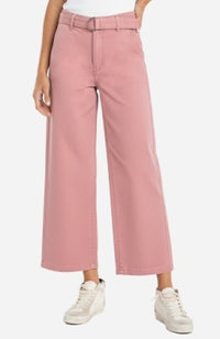 Liverpool Stride Wide Leg In Misty Blush